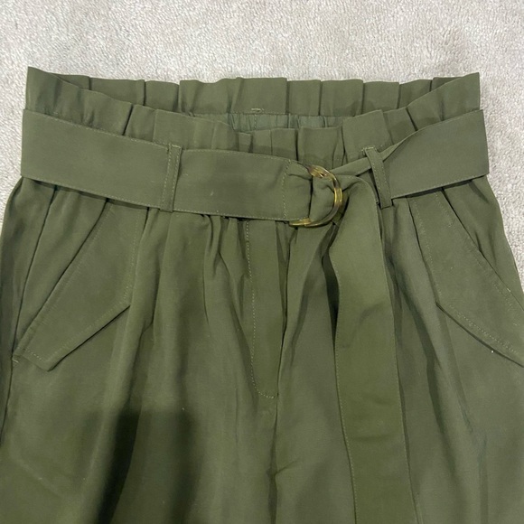 Dynamite Clothing Green Belted Pull On Pants - Picture 4 of 6